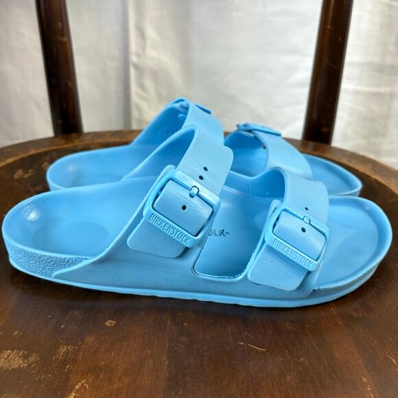 BIRKENSTOCK Eva Arizona Blue Waterproof Sandals Size 39/8 Narrow - Picture 1 of 6